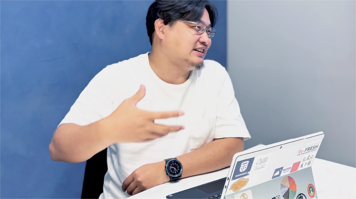 SHINAGAWA HIVEの構想を語る金谷さん